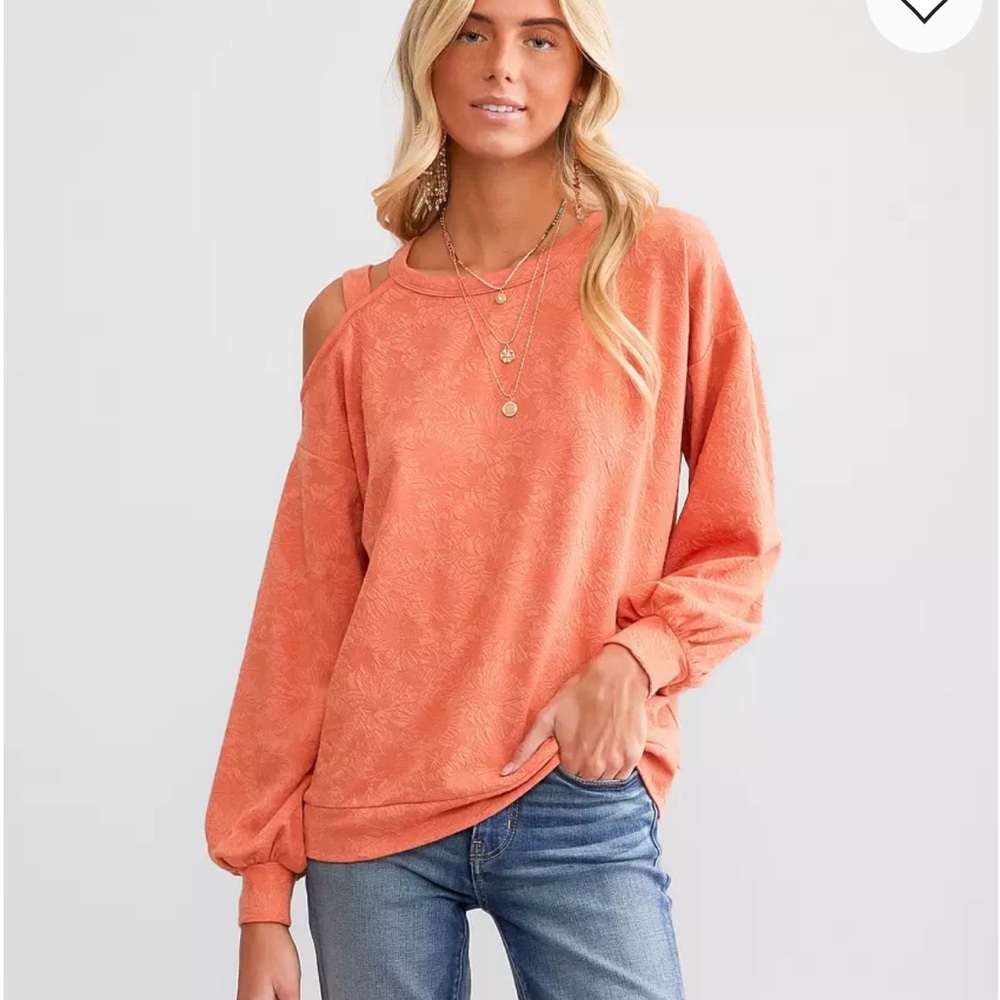 Daytrip Coral Knit Top
